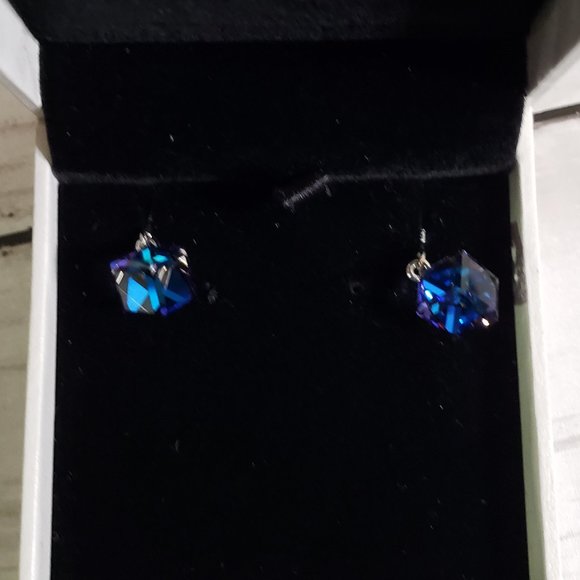 PLATO H 925 Sterling Silver Color Change Earrings - Picture 4 of 7